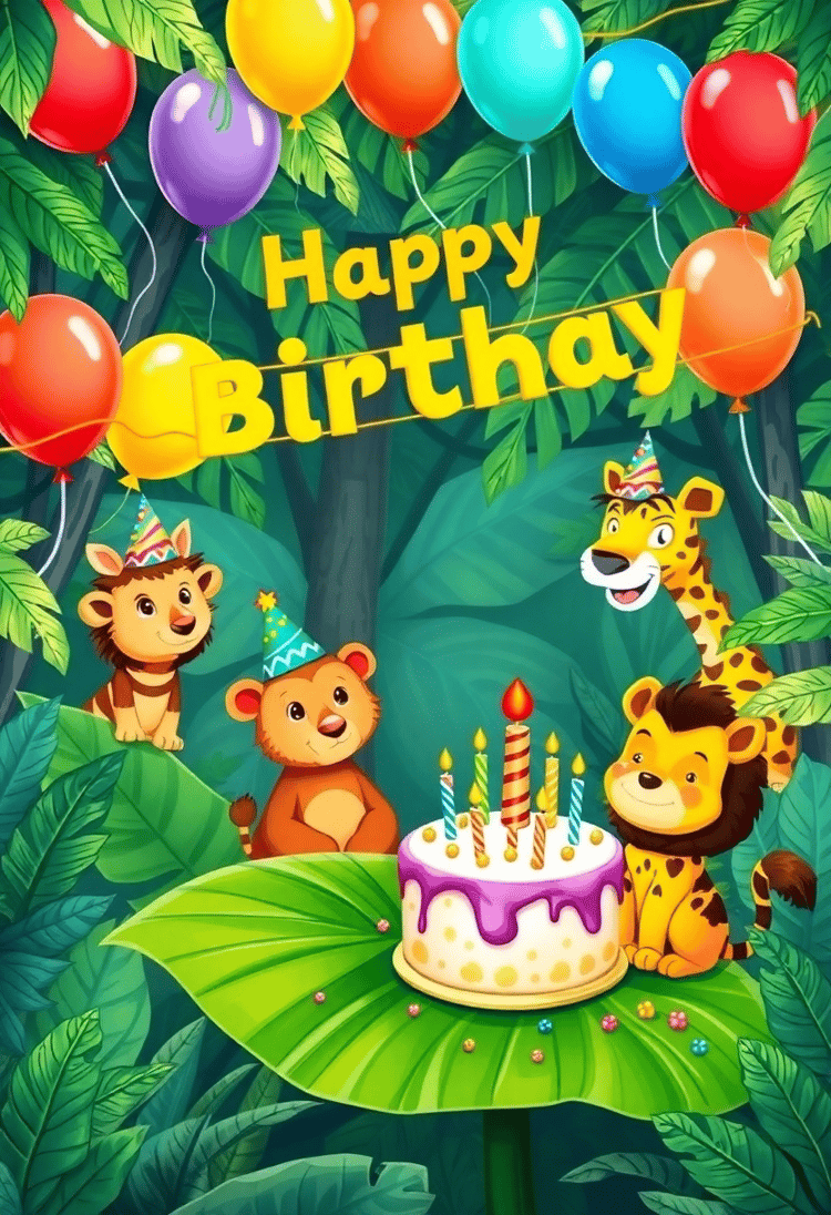 A Jubilant Jungle Birthday Bash