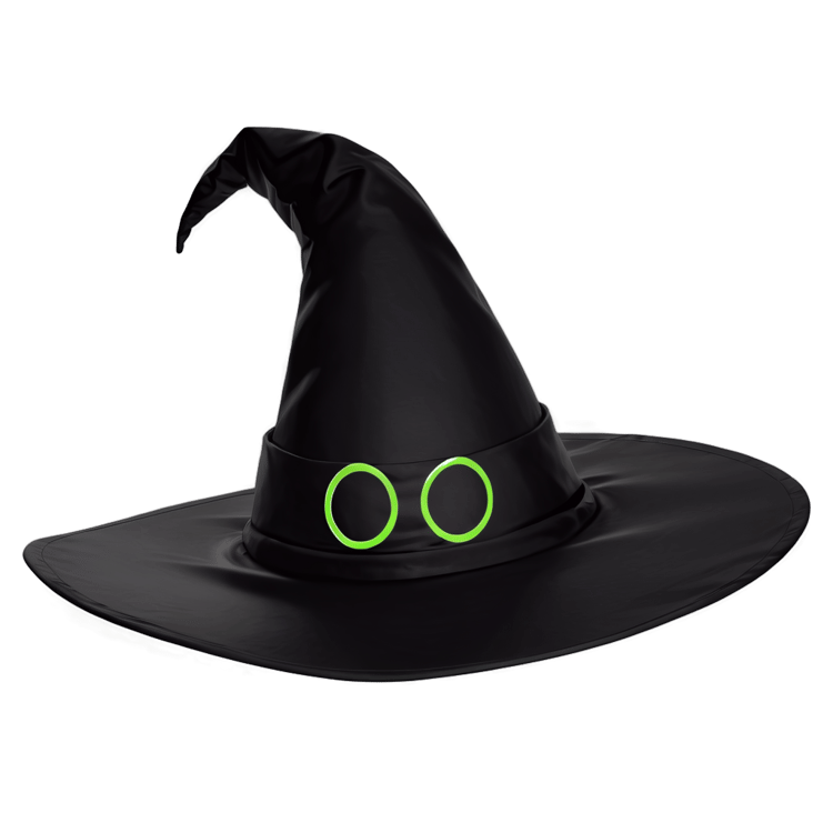 Halloween Witch Hat PNG Image