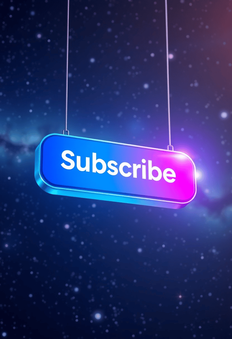 Floating Subscribe Button in a Galaxy