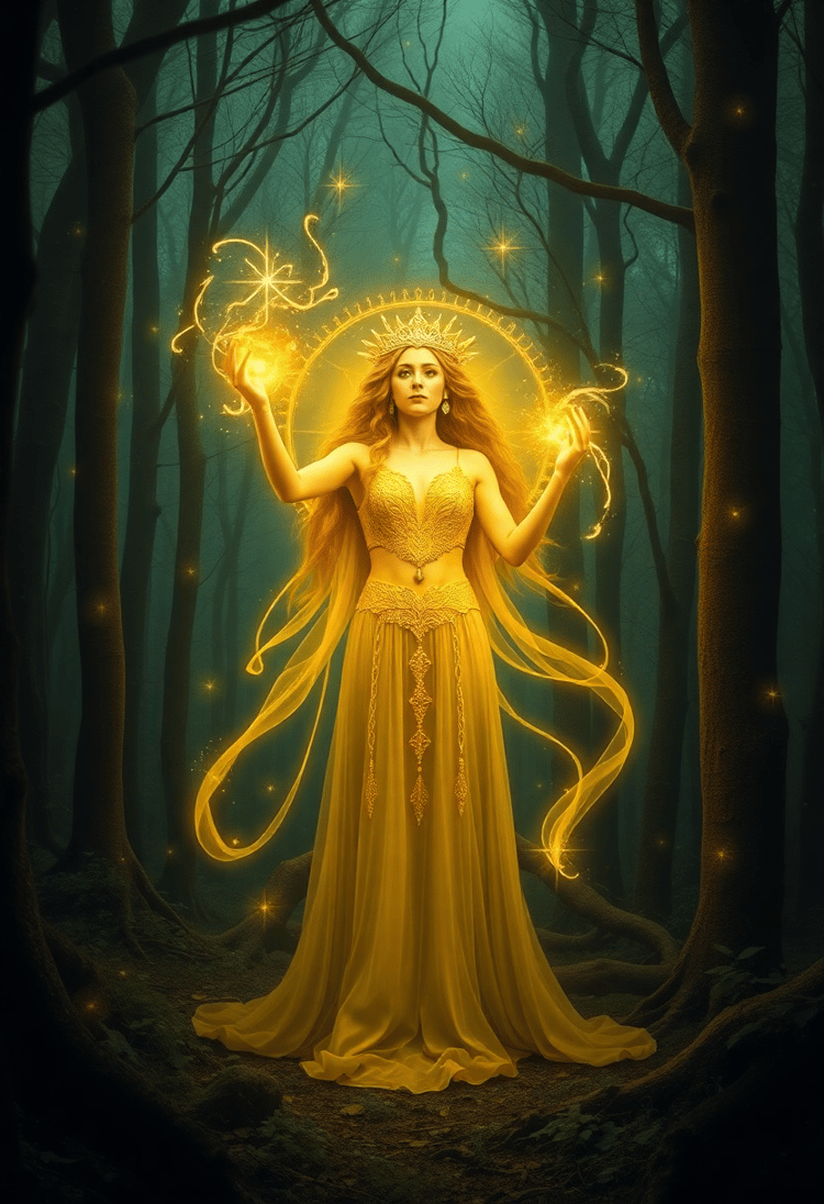 Mystical Forest Leo Enchantress