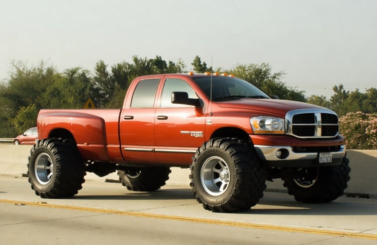 Add Monster Truck Wheels to a Car