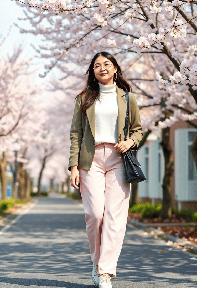 Charming Delight: A Stroll in Spring Fashions