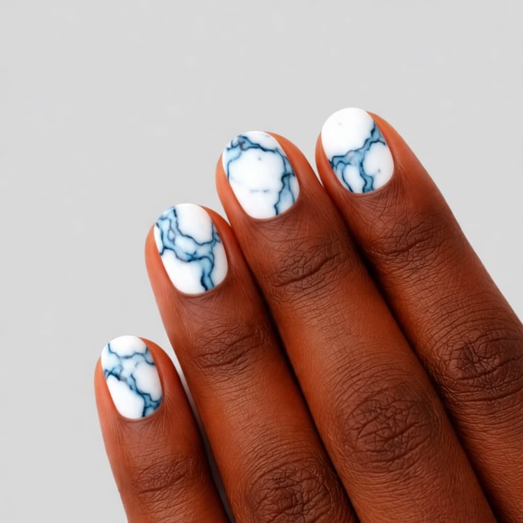 Preview Marble Nails with AI