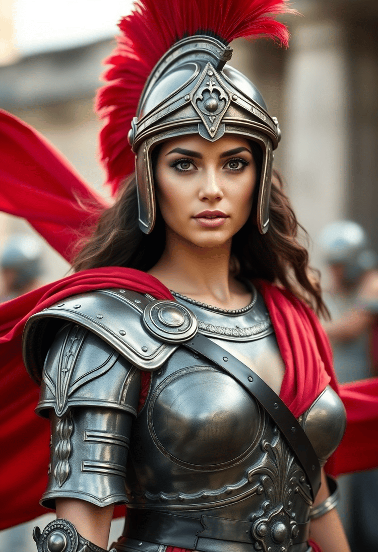 Fiery Glance of the Female Legionnaire