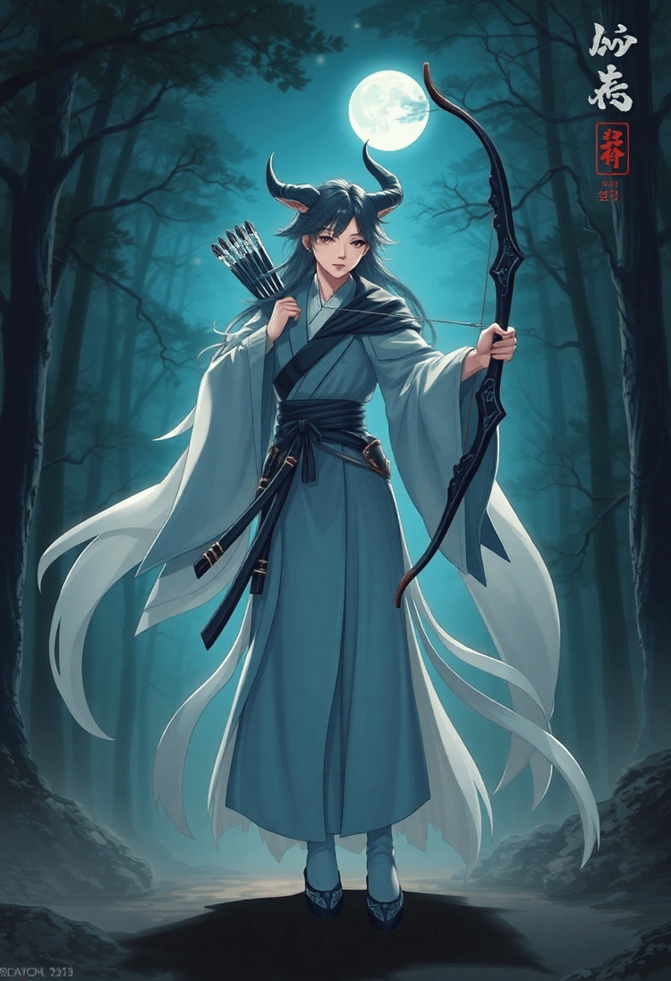 Guardian of the Moonlit Forest