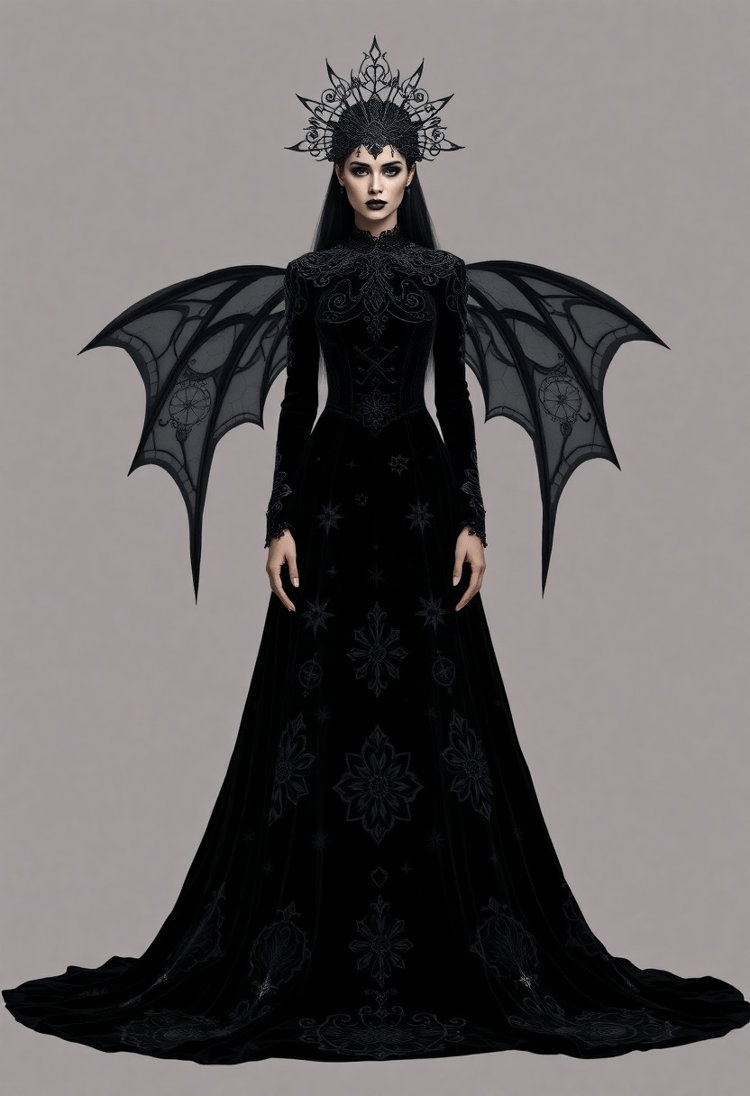 Celestial Dream in Black Velvet