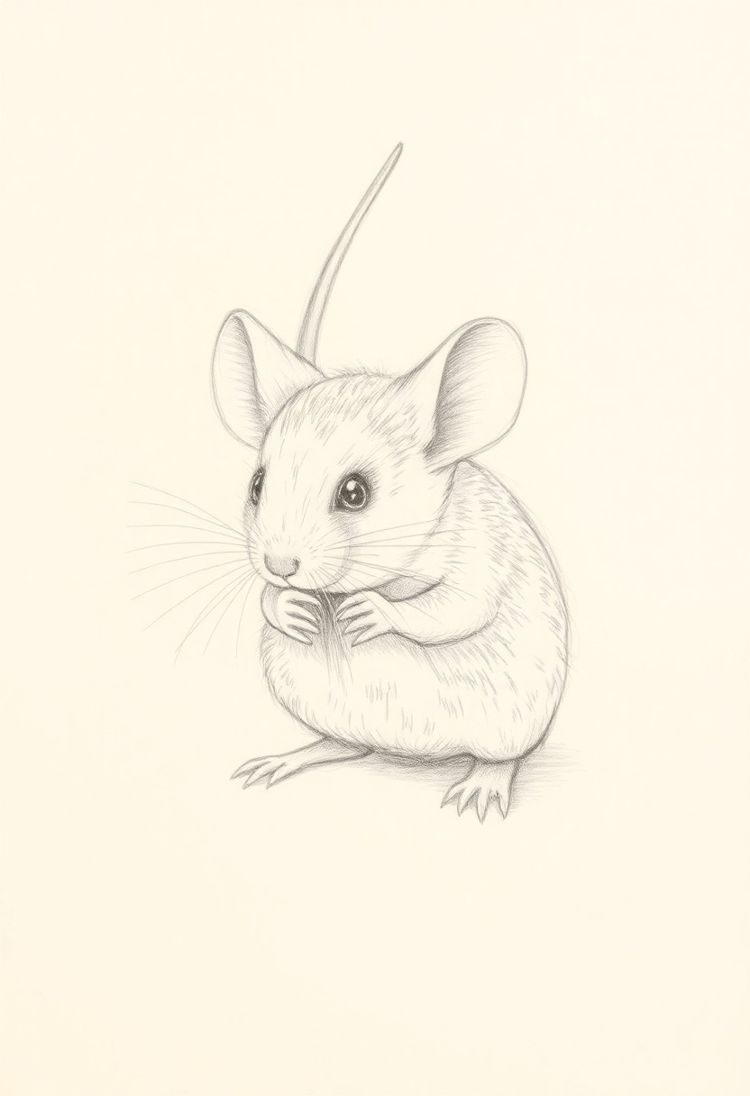 Timorous Mouse: A Sketch Study