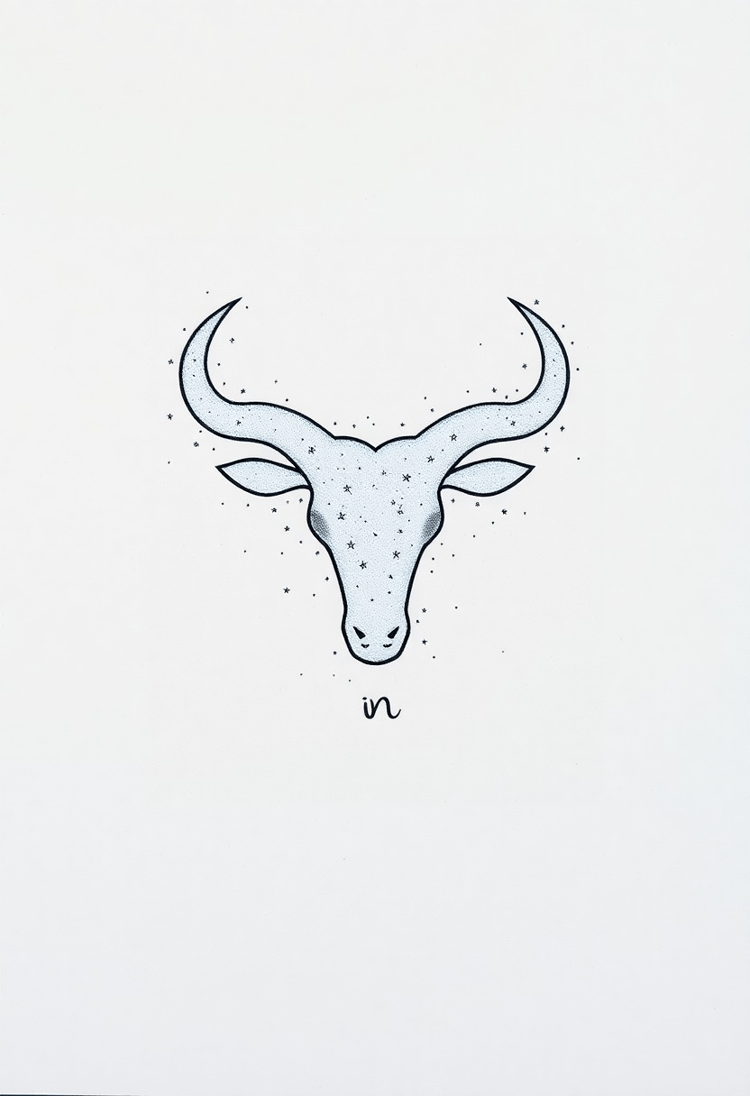 Taurus Constellation on a Canvas