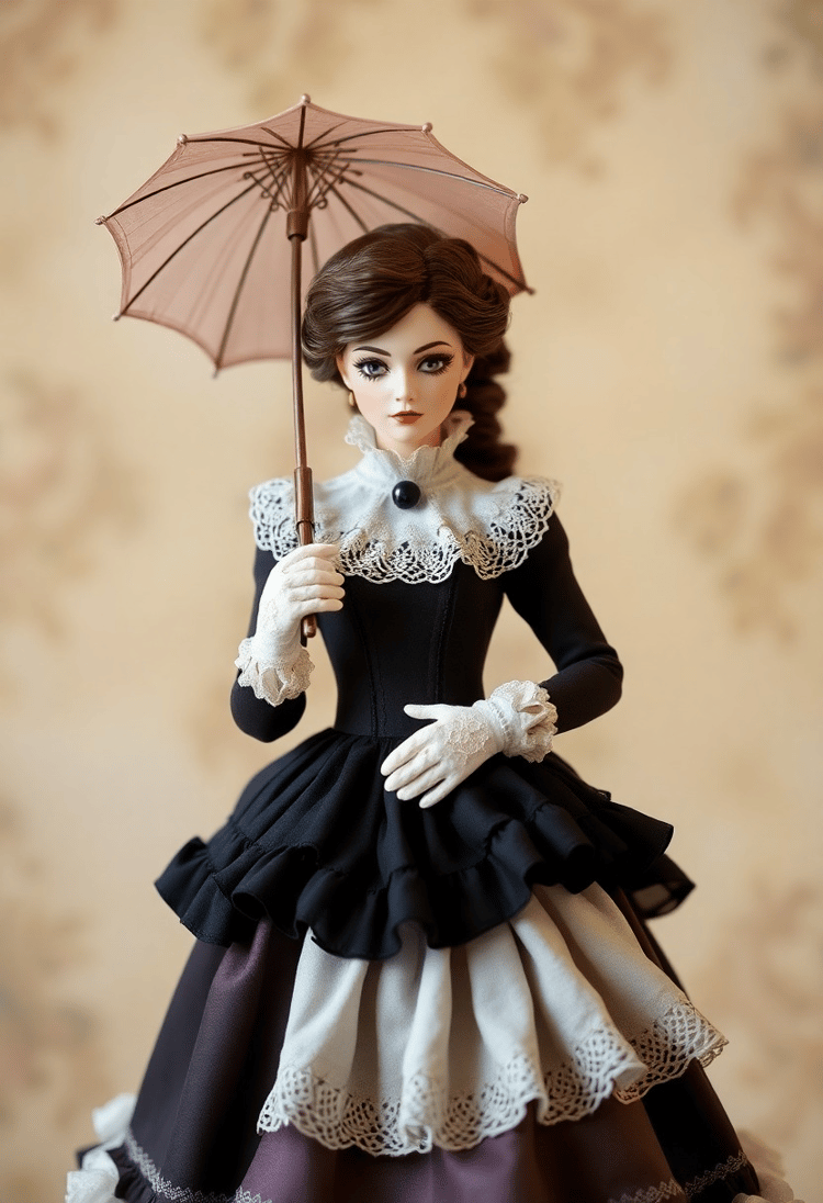 Victorian Vibes: Stepping Back in Vintage Doll Couture