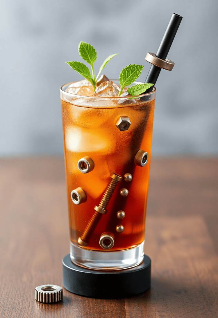 Industrial Iced Tea: A Metallic Masterpiece