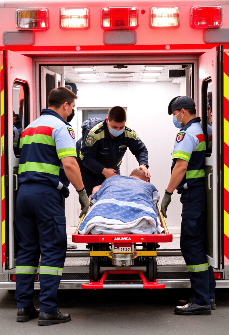 Emergency Services Responding to a Call