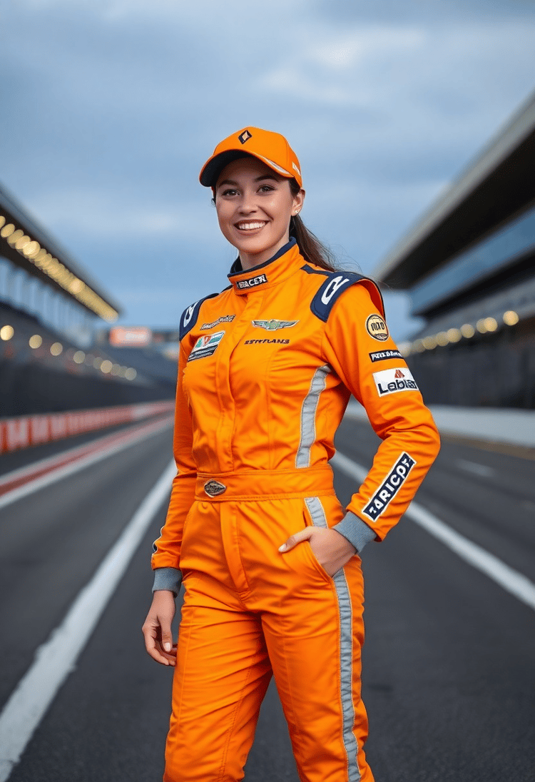 Radiant Racer: Bold in Orange