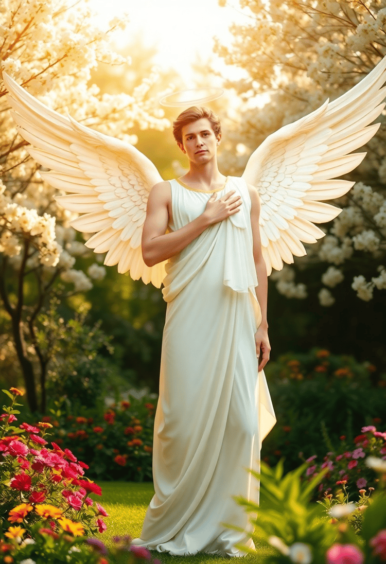 Celestial Guardian in Bloom