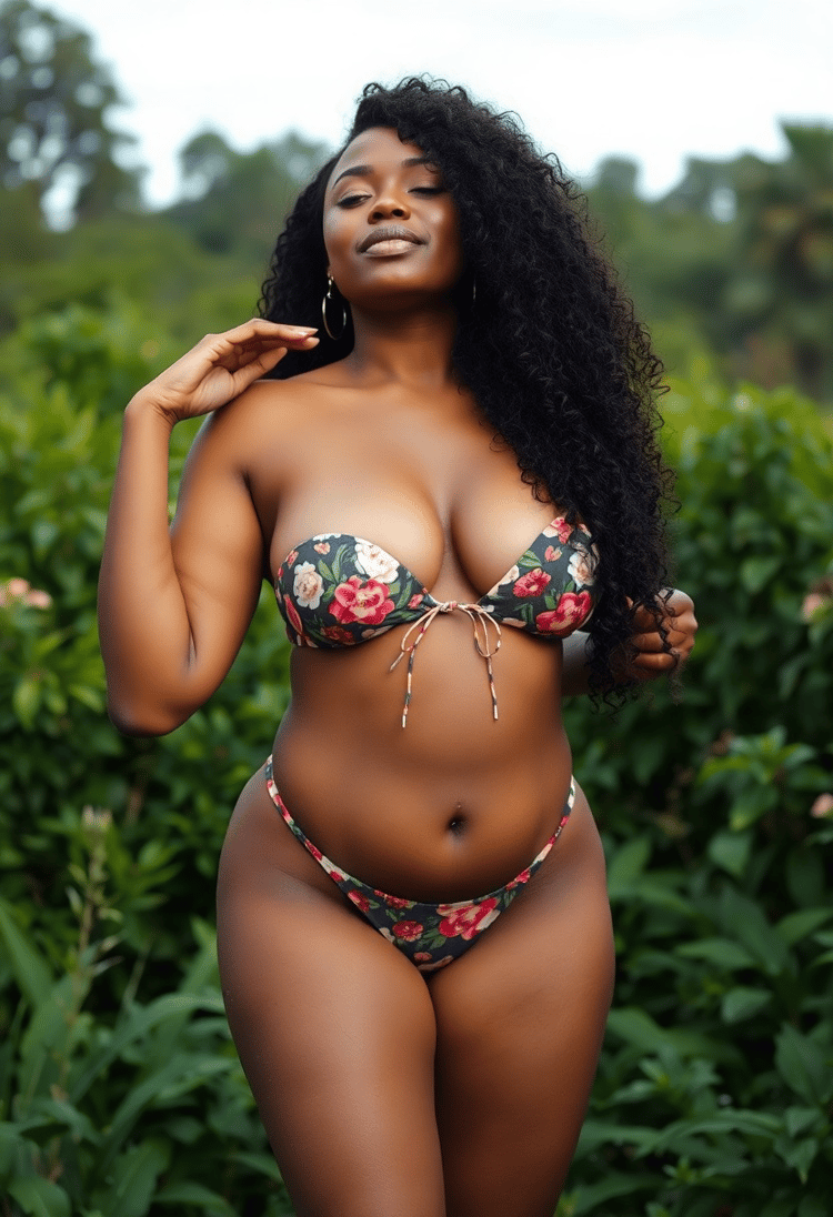 Bohemian Dream: Serenity in a Floral Thong