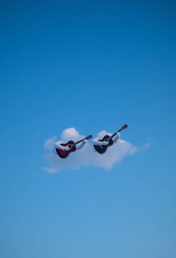 Romantic Serenade: Cloudy Musicians Serenade