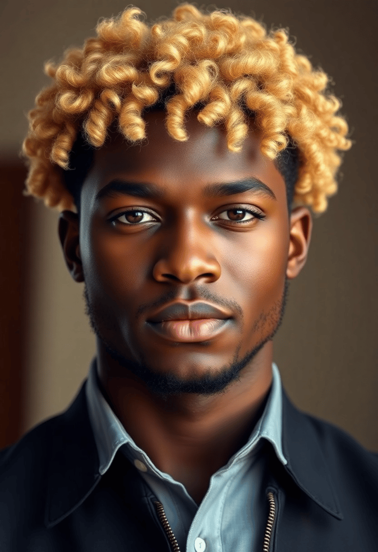 Golden Curls: A Bold Transformation