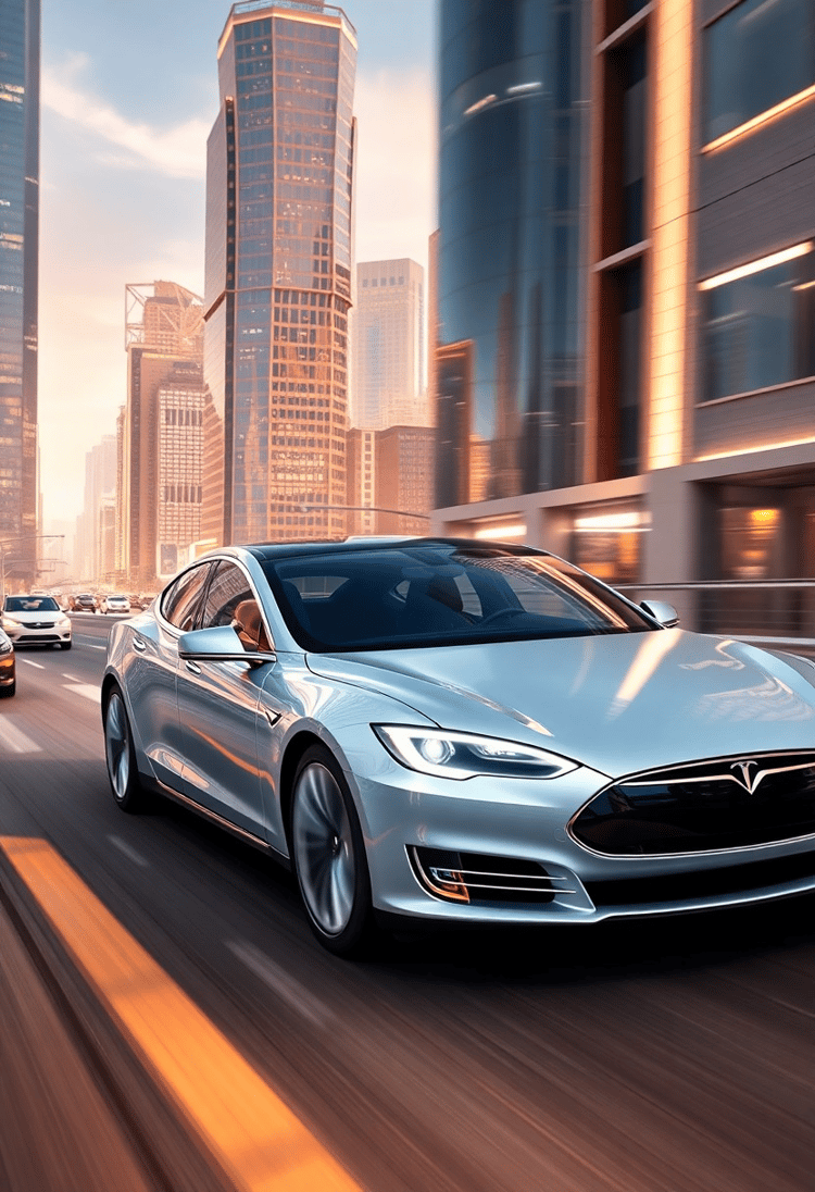 Tesla Model S Charges Forward with Electric Power