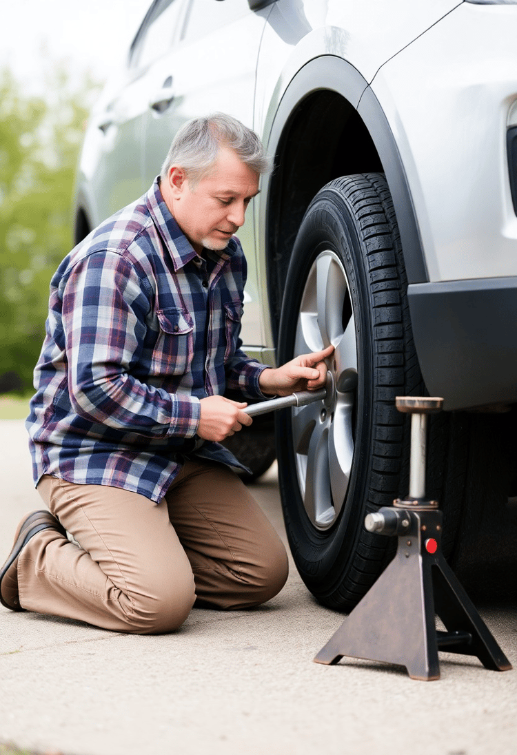 Changing a Car Tire