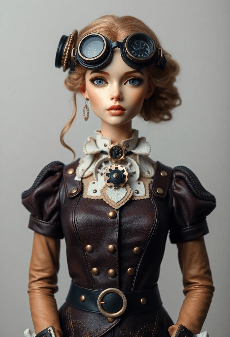Steampunk Glam: Edgy Victorian Doll Look