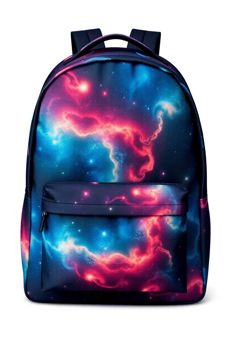 Vibrant Galaxy Backpack for Cosmic Journeys