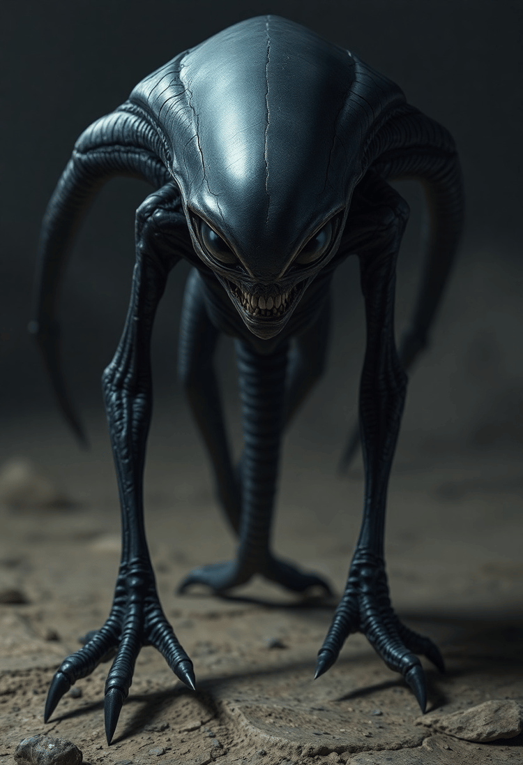 Terrifying Alien from the Depths of Space