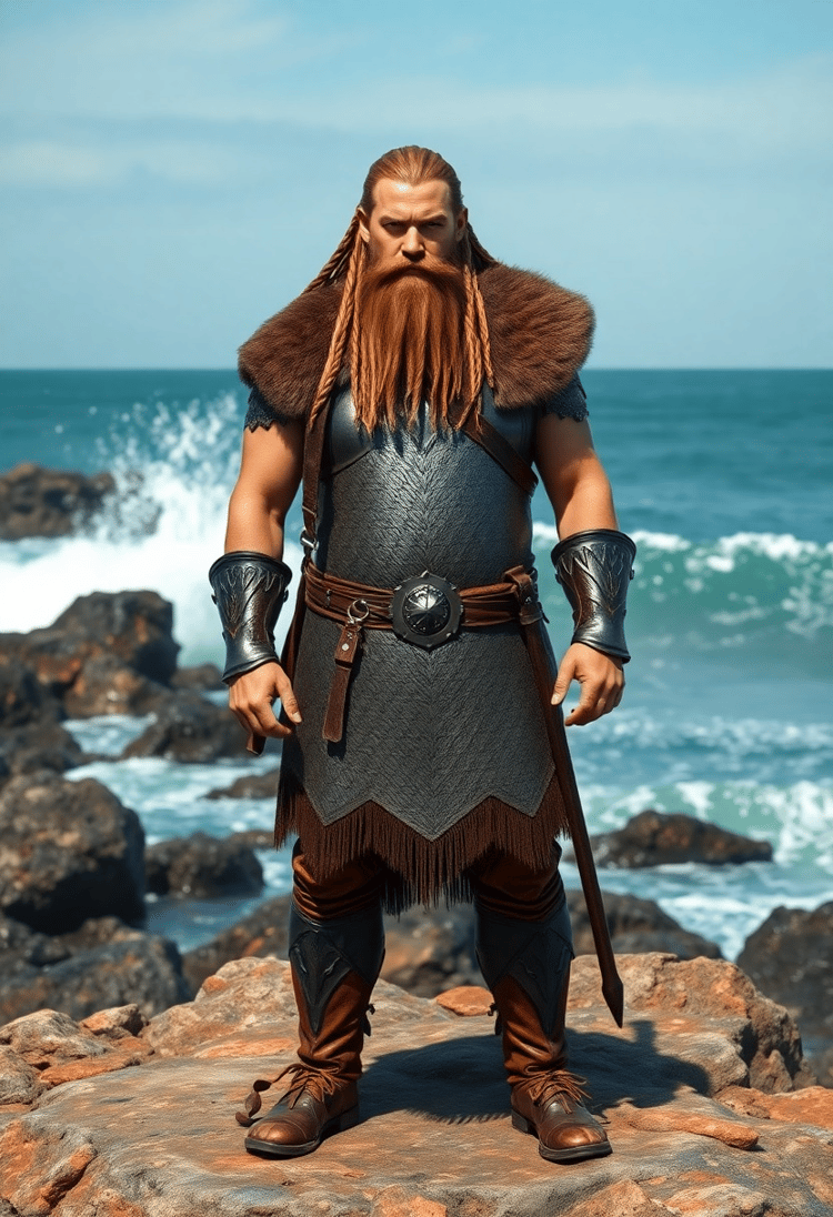 Viking Chieftain on the Shores