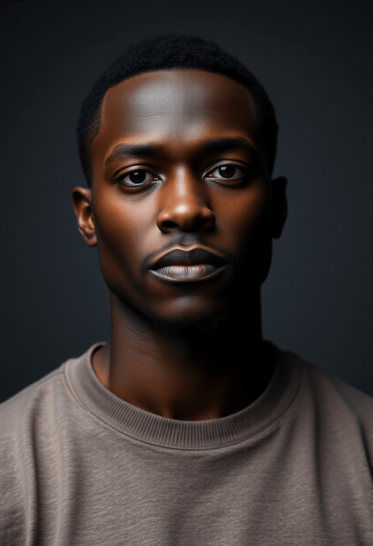 Classic Headshot of a Talented Male Actor