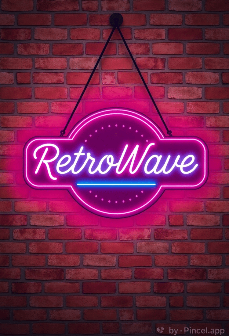Retro SIgn Logo Mockup Generator