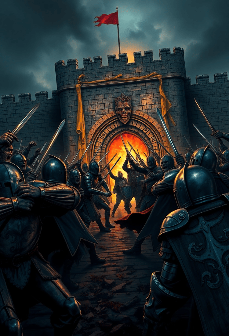 Medieval Zombies Storming the Castle