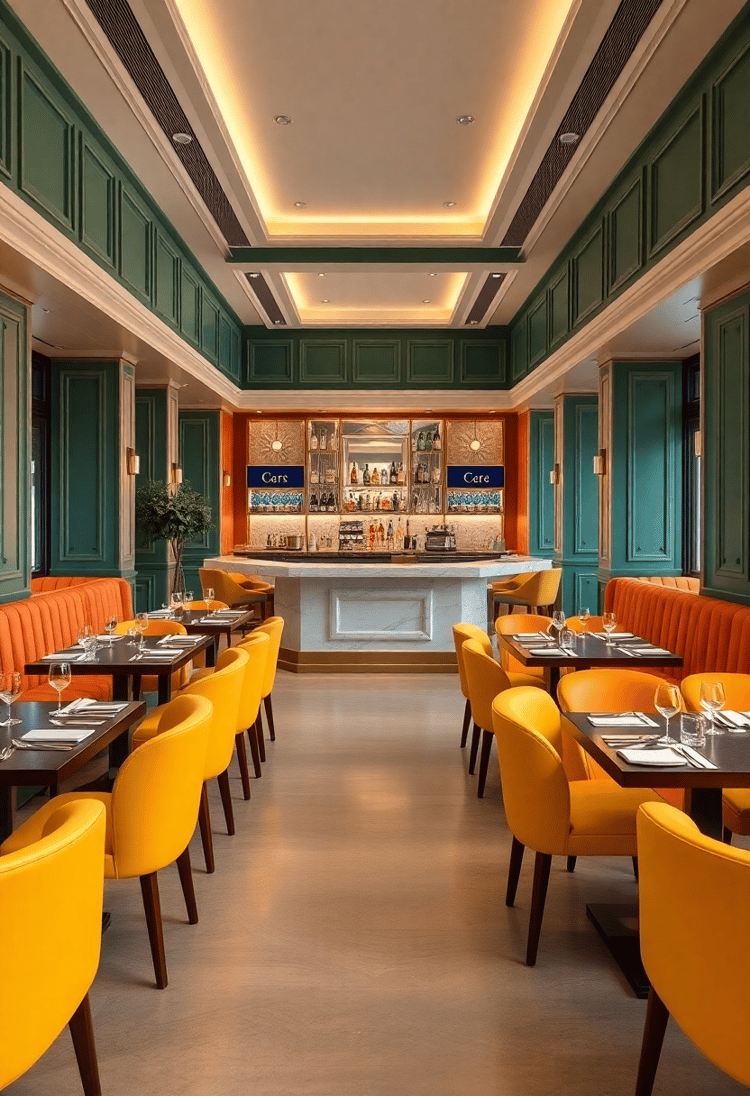 Modern Family Restaurant Interior PNG