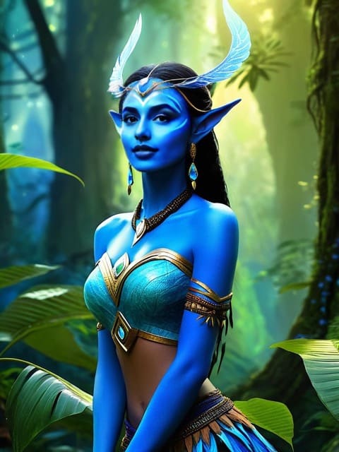 Turn Yourself into a Blue Character 