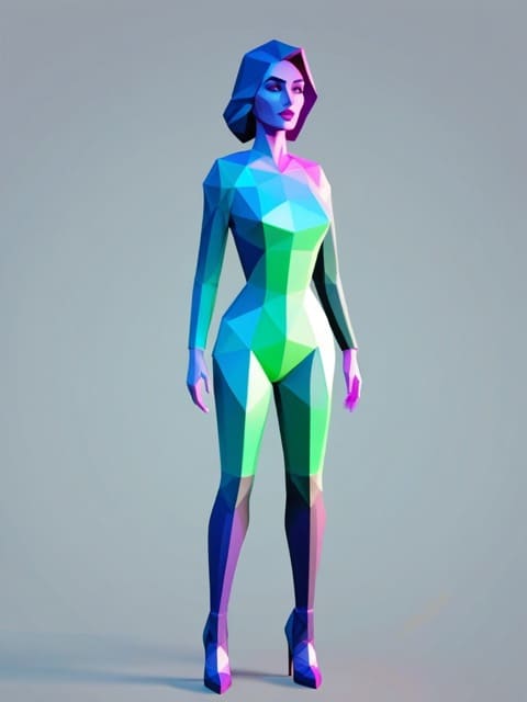 Turn Yourself into Low Poly 3D Model