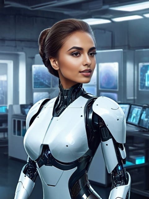 Turn Yourself into Robot Using AI