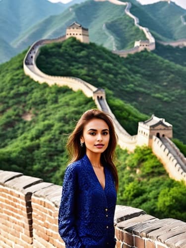 Visit Great Wall of China Using AI