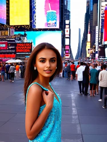 Visit Times Square Using AI