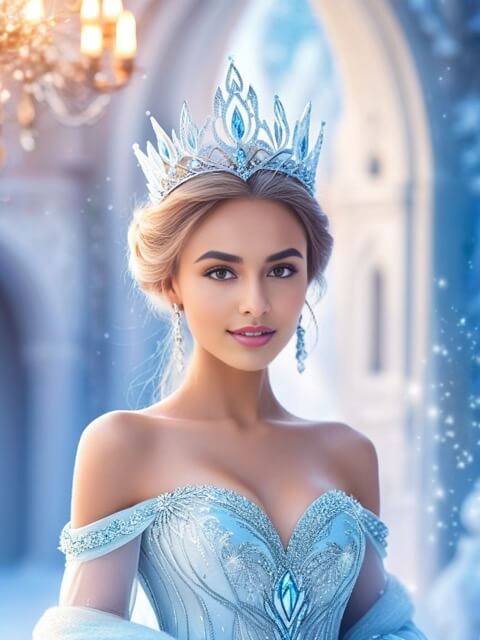 Become a Snow Queen Using AI