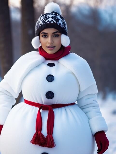 Snowman Costume Virtual Try On