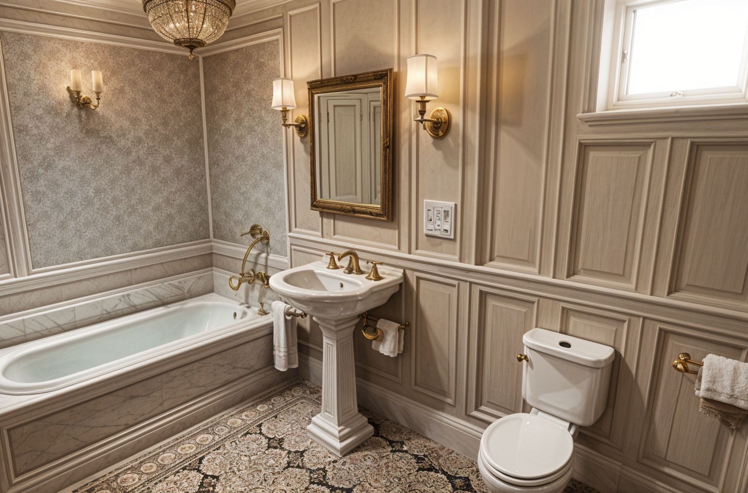 Colonial Hotel Bathroom