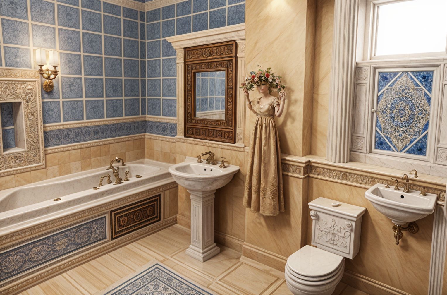 Greek Hotel Bathroom