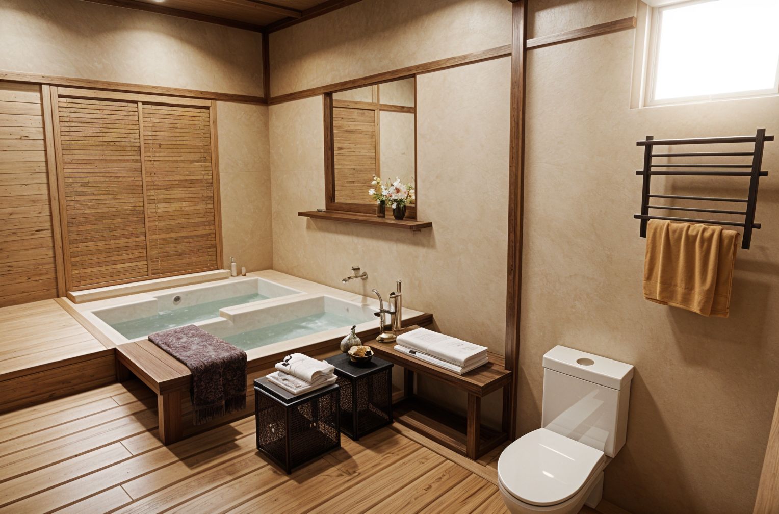 Japanese Design Hotel Bathroom
