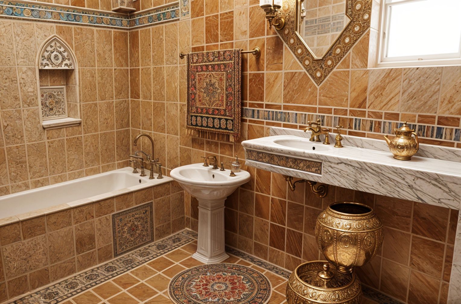 Moroccan Hotel Bathroom