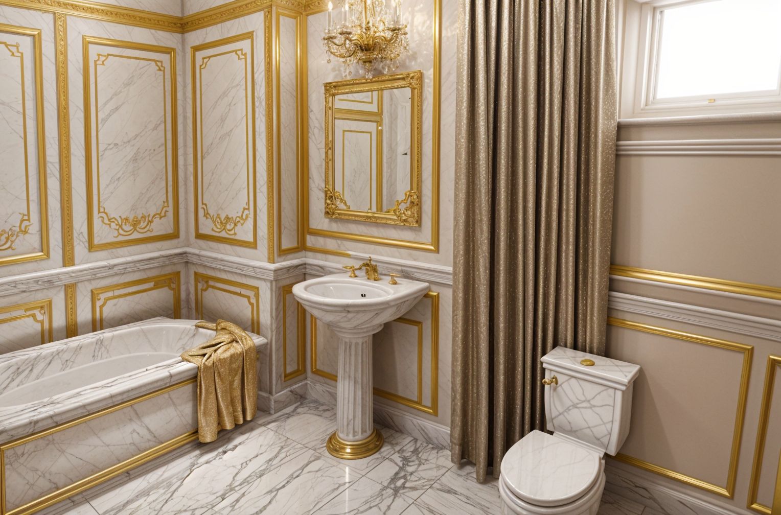 Neoclassic Hotel Bathroom