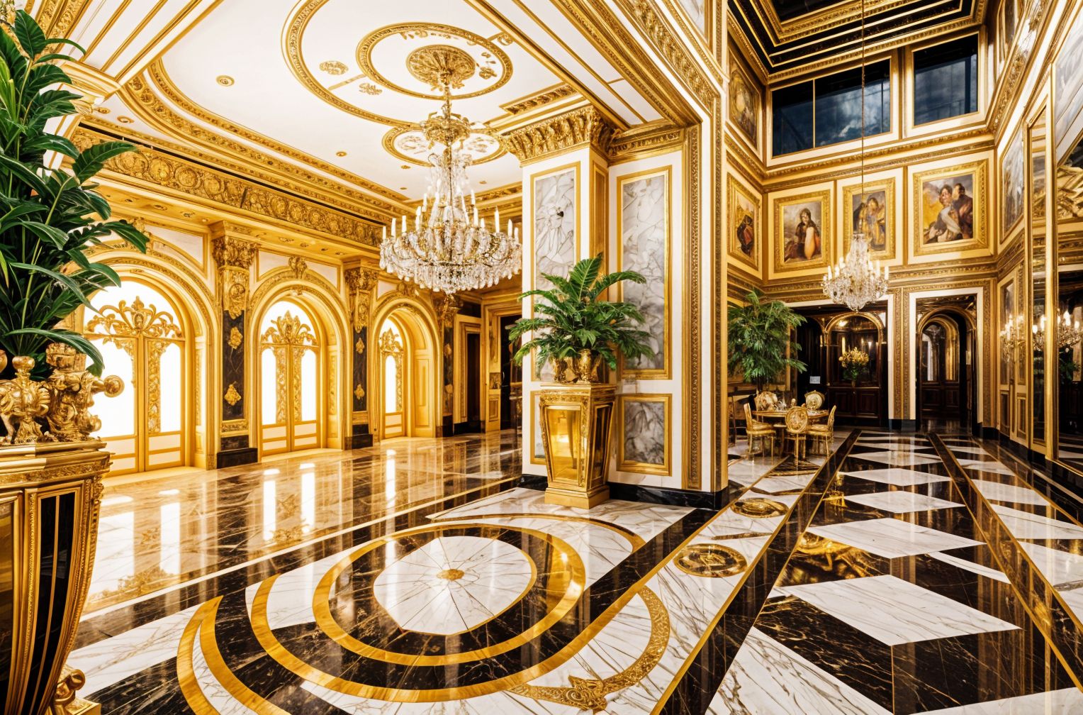 Baroque Hotel Lobby