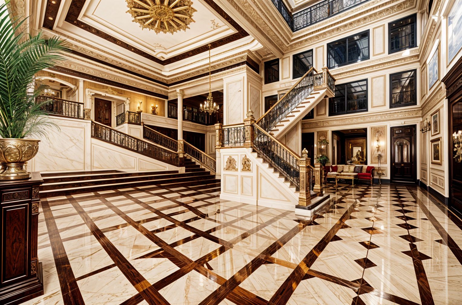 Colonial Hotel Lobby
