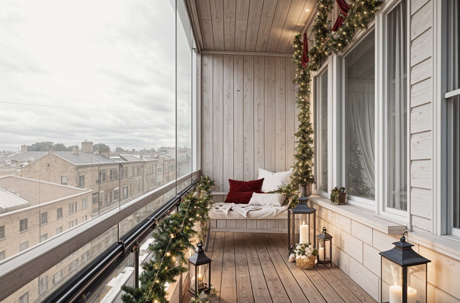 Christmas Balcony