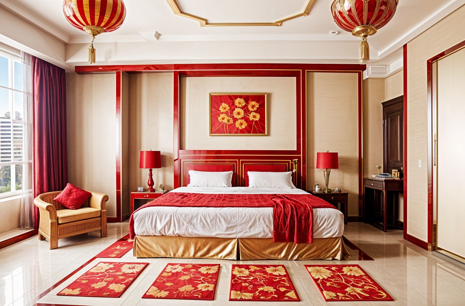 Chinese New Year Hotel Room