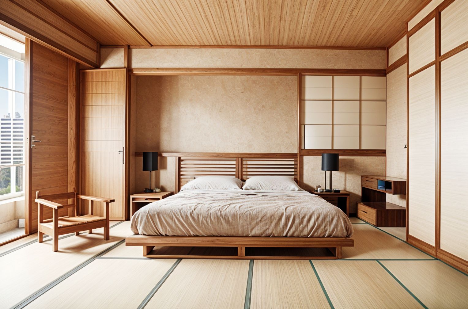 Japanese Design Hotel Room