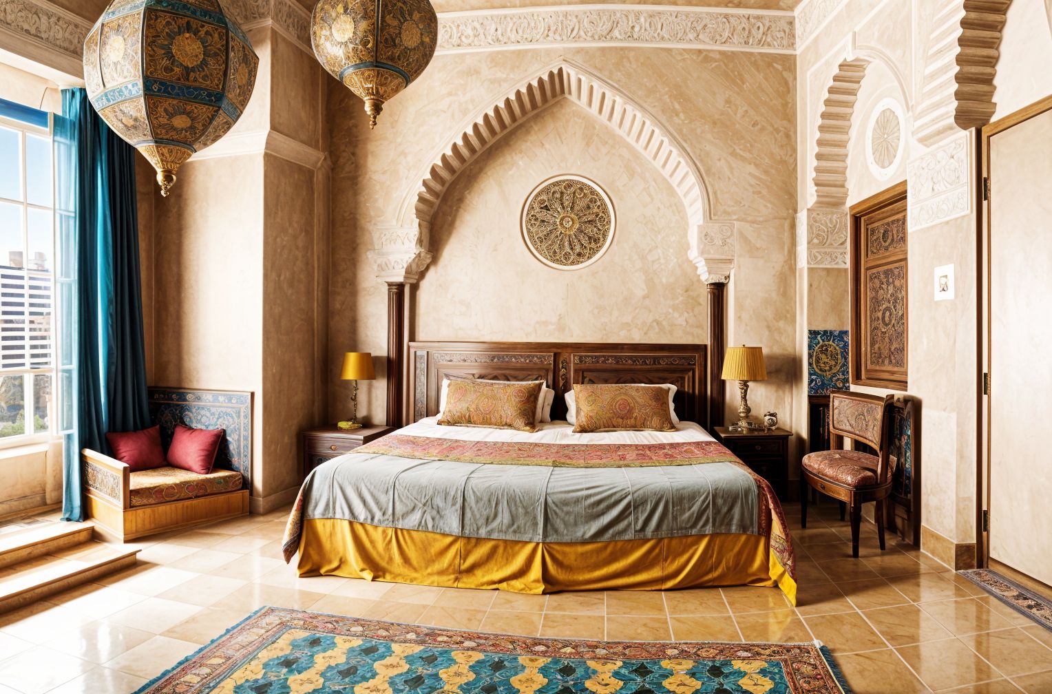 Moroccan Hotel Room