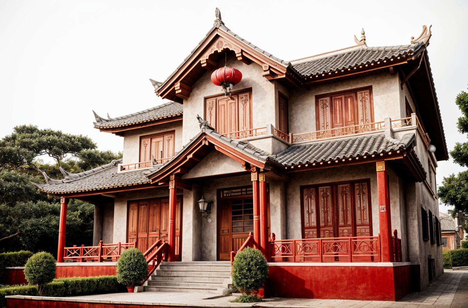 Chinese New Year House Exterior