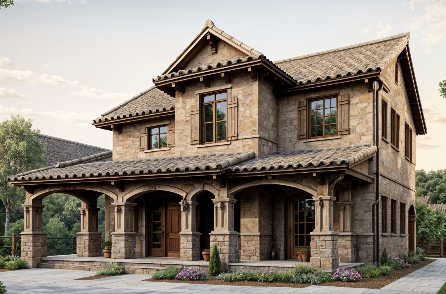 Tuscan House Exterior